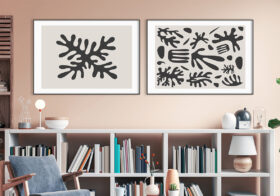 Minimalistisches Werk, inspiriert von Korallen