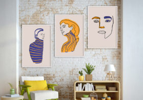 Illustration aus abstrakten Linien