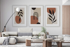 Minimalistisches, von der Natur inspiriertes Werk