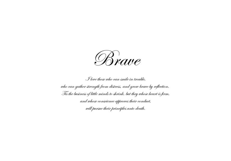 Künstlerisches Design mit inspirierendem, motivierendem Text.