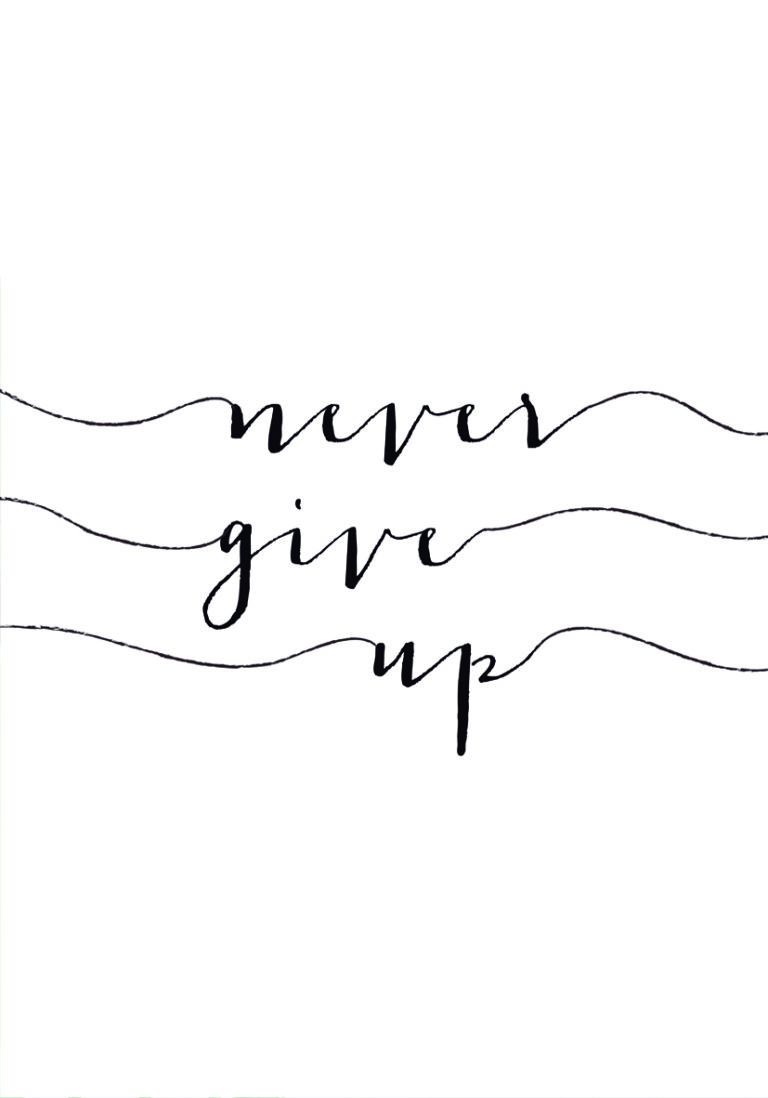 Inspirierende Kalligrafie: Motivierendes Lettering für Ihre Räume