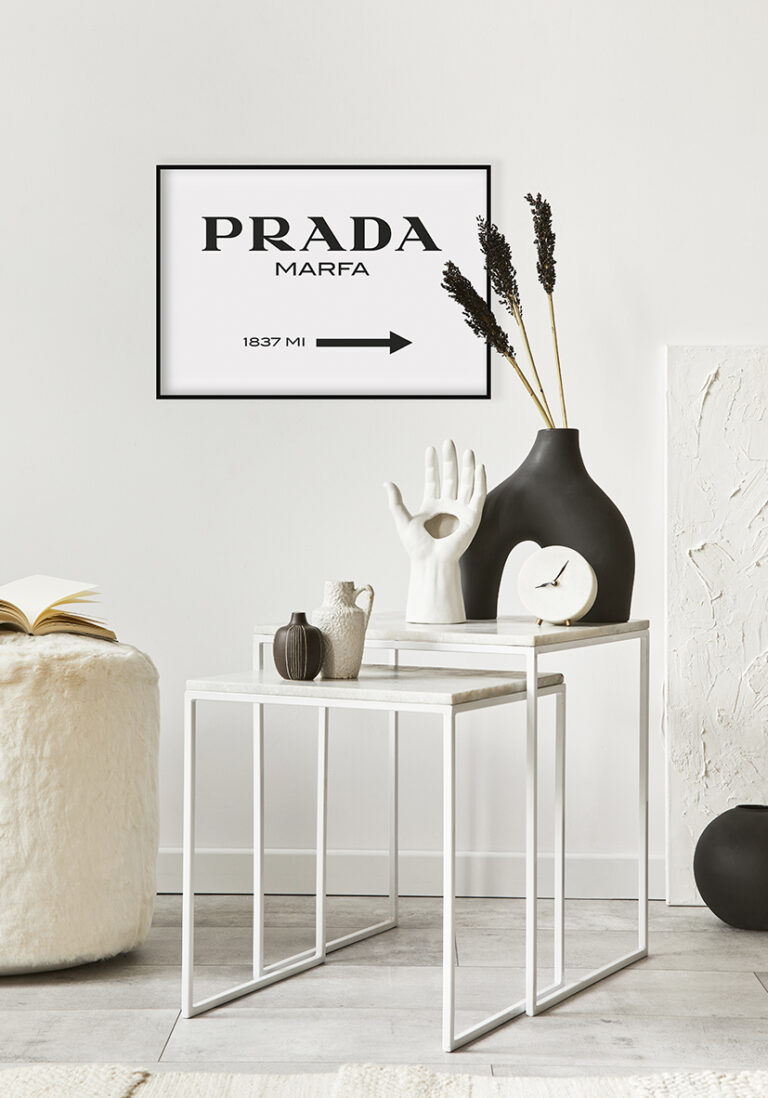 Minimalistisches Grafikdesign in Schwarz auf Weiß