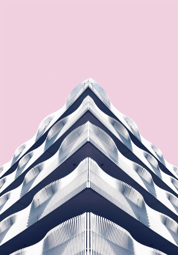 Fotografie abstrakter geometrischer Architektur