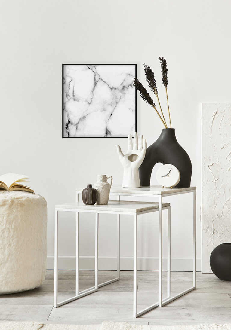 Hintergrund mit weißer Marmortextur