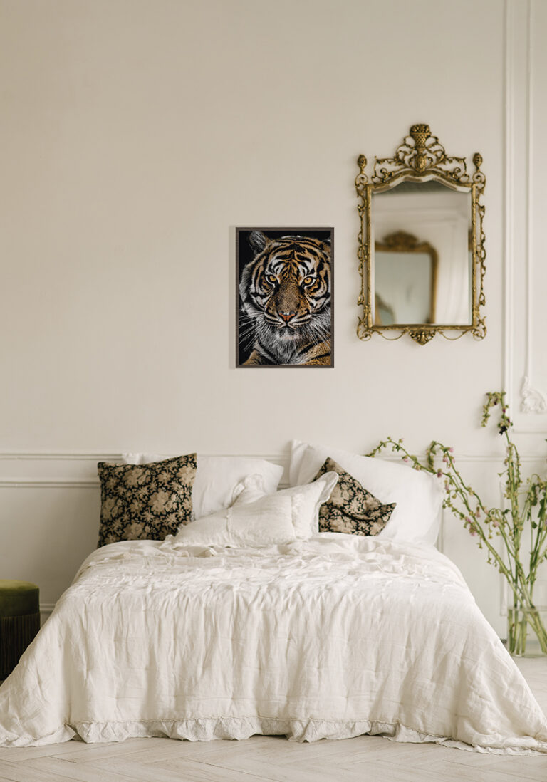 Majestätisches Porträt eines Bengaltigers
