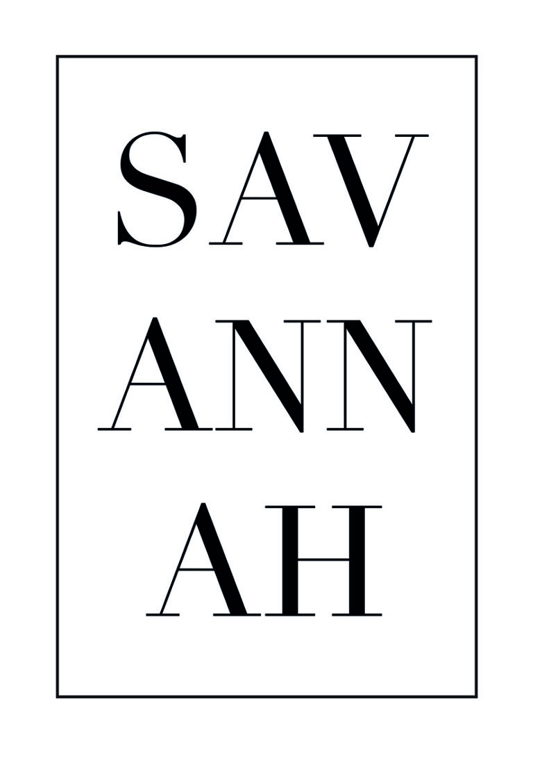 Minimalistisches typografisches Werk