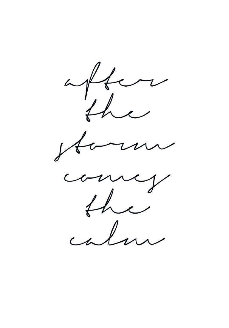 Minimalistischer handgeschriebener Motivationsspruch