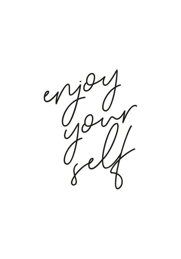 Inspirierende Typografie in minimalistischer Handschrift