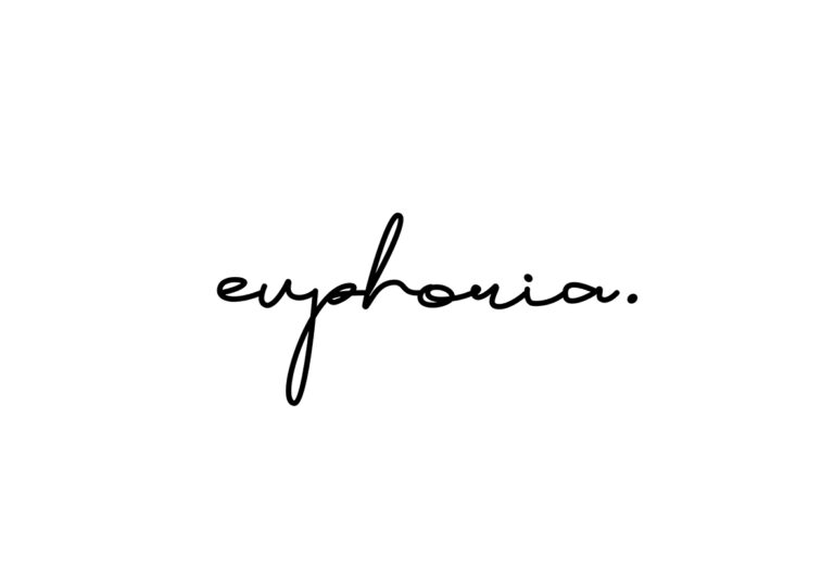 Minimalistische handgeschriebene Typografie
