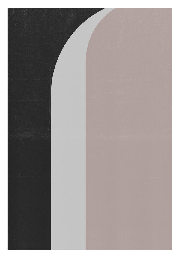 Minimalistisches geometrisches Motiv in neutralen Tönen