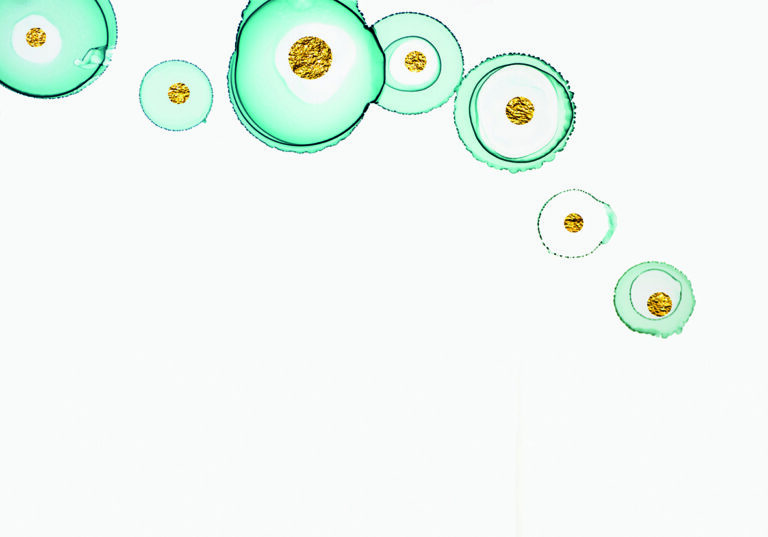 Abstrakter Minimalismus mit goldenen Glanzpunkten