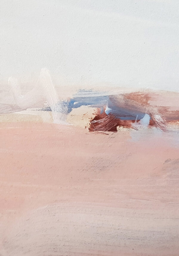 Abstrakte Landschaft in Pastelltönen