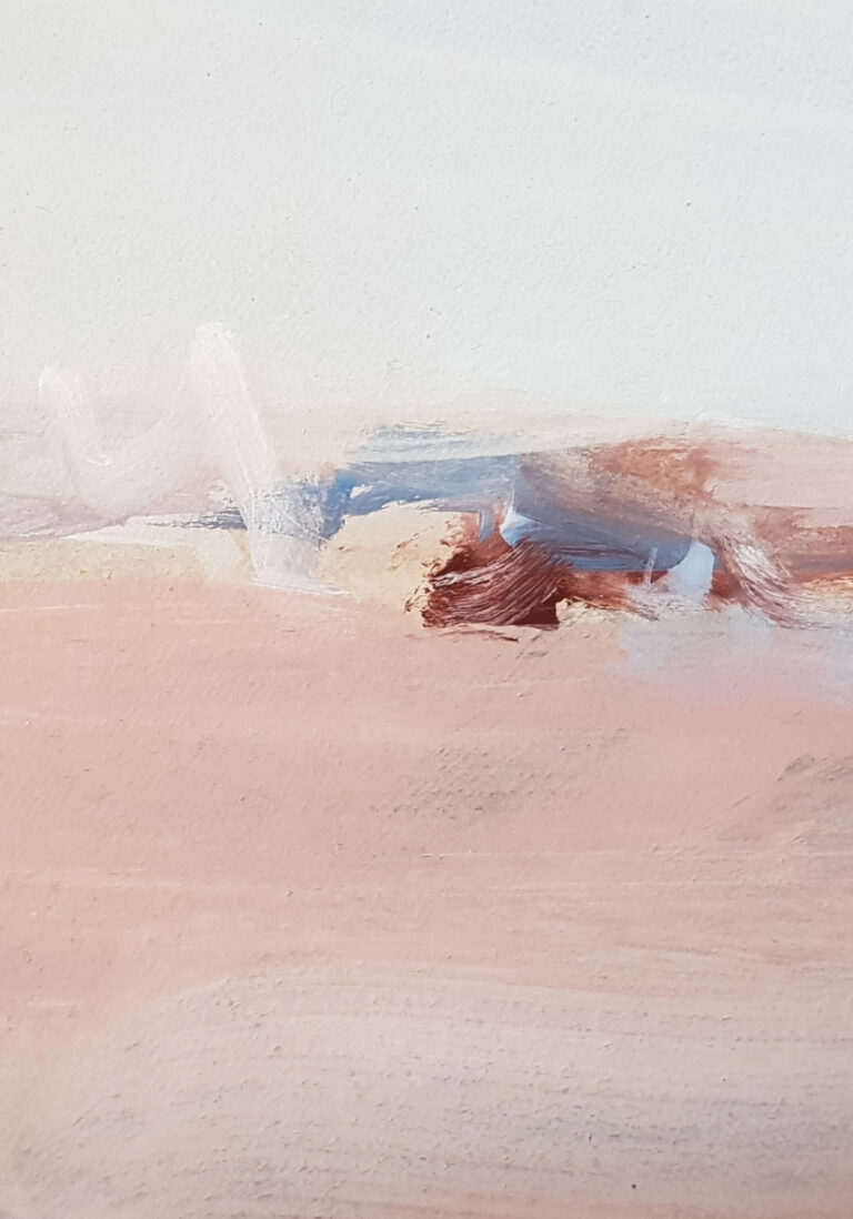 Abstrakte Landschaft in Pastelltönen