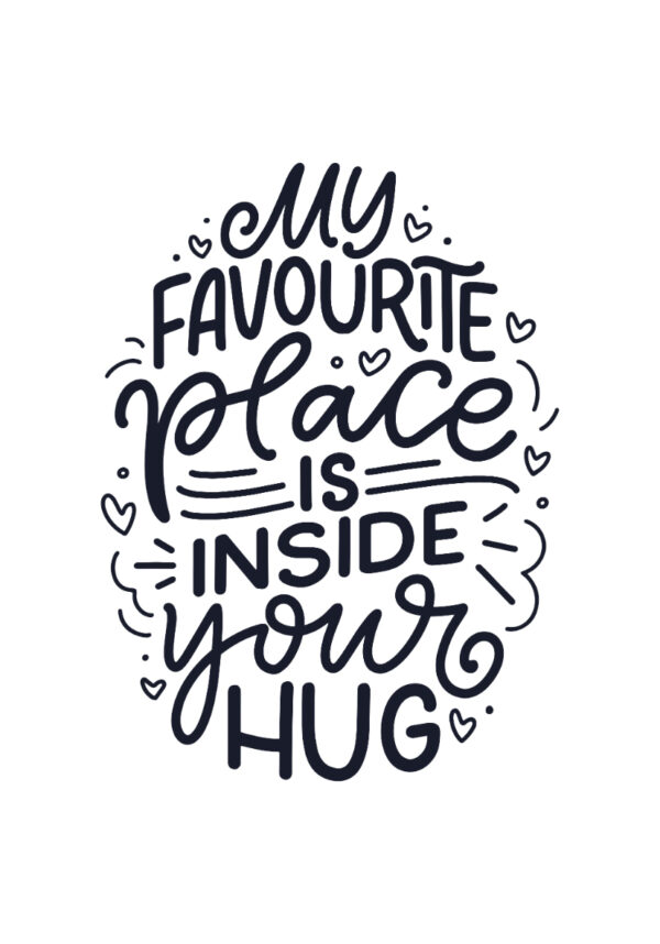 Romantische handgeschriebene Typografie Love