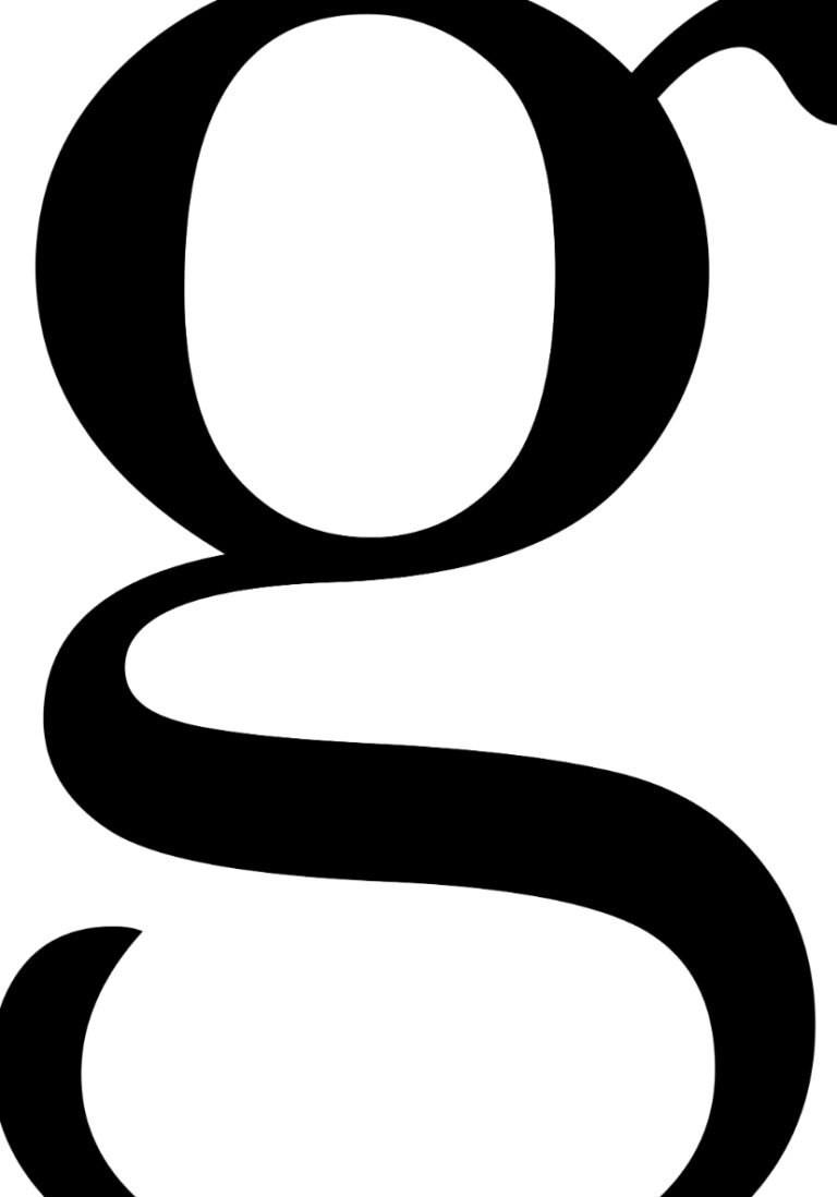 Minimalistisches Design mit Serifenschrift