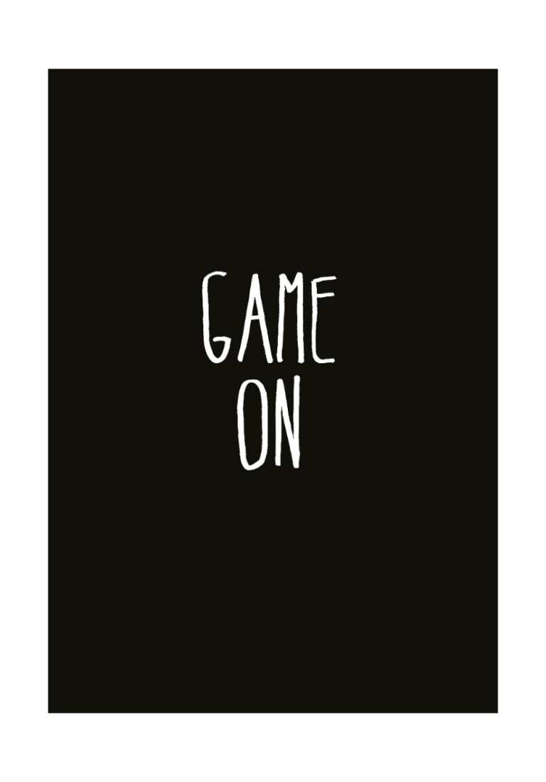 Inspirierende minimalistische Motivationstypografie