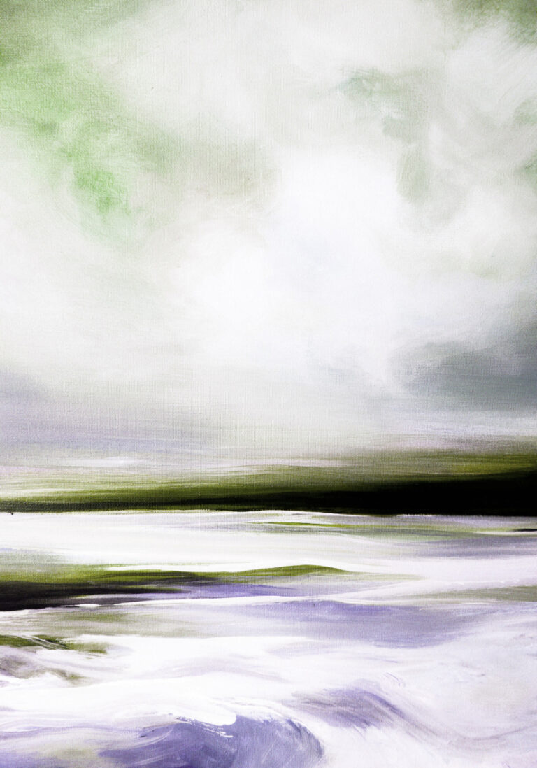 Elegante abstrakte Landschaft in sanften Tönen