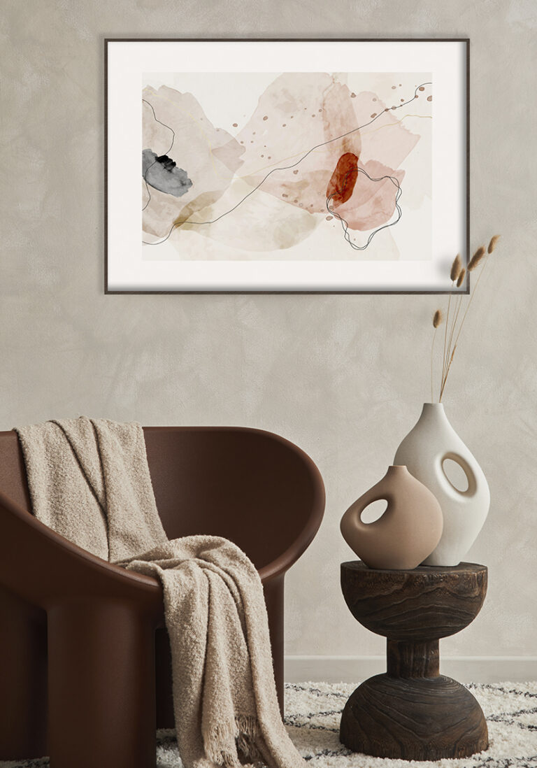 Elegantes abstraktes Aquarell