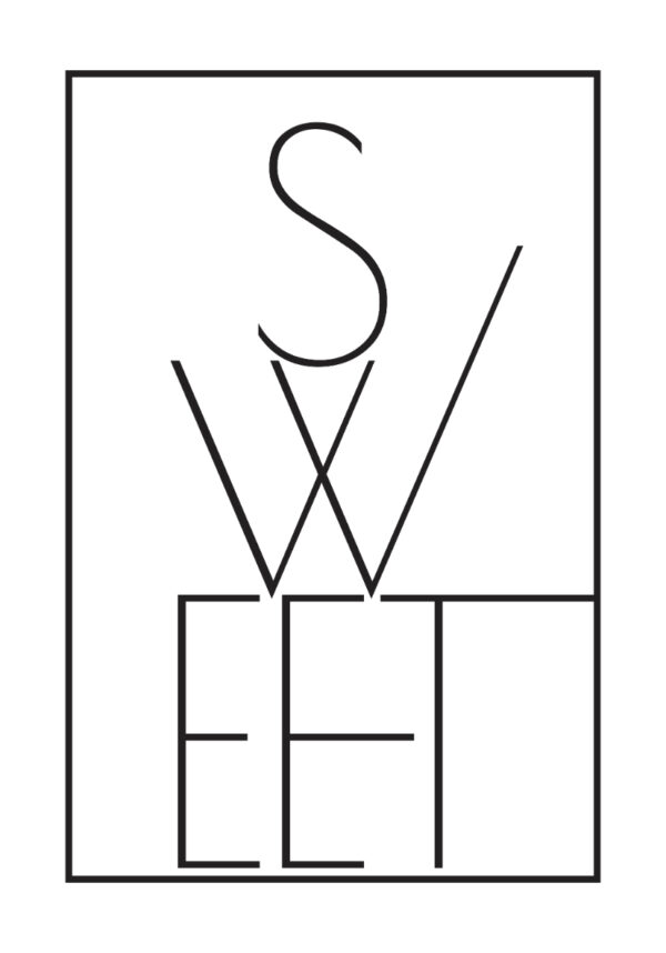 Minimalistische Typografie-Kunst mit liebevollem Text