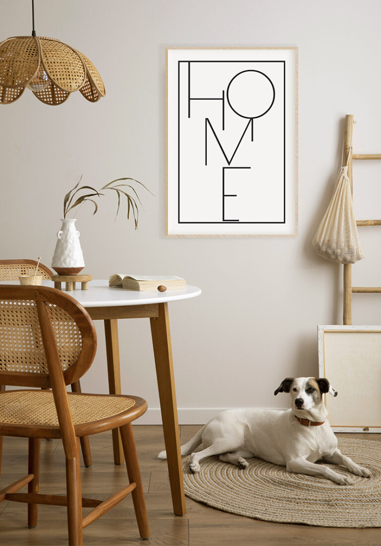 Minimalistisches Typografie-Design