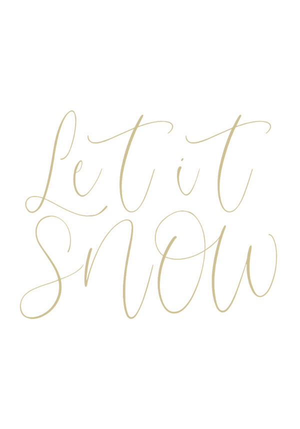 Festliche Typografie mit elegantem goldenem Text