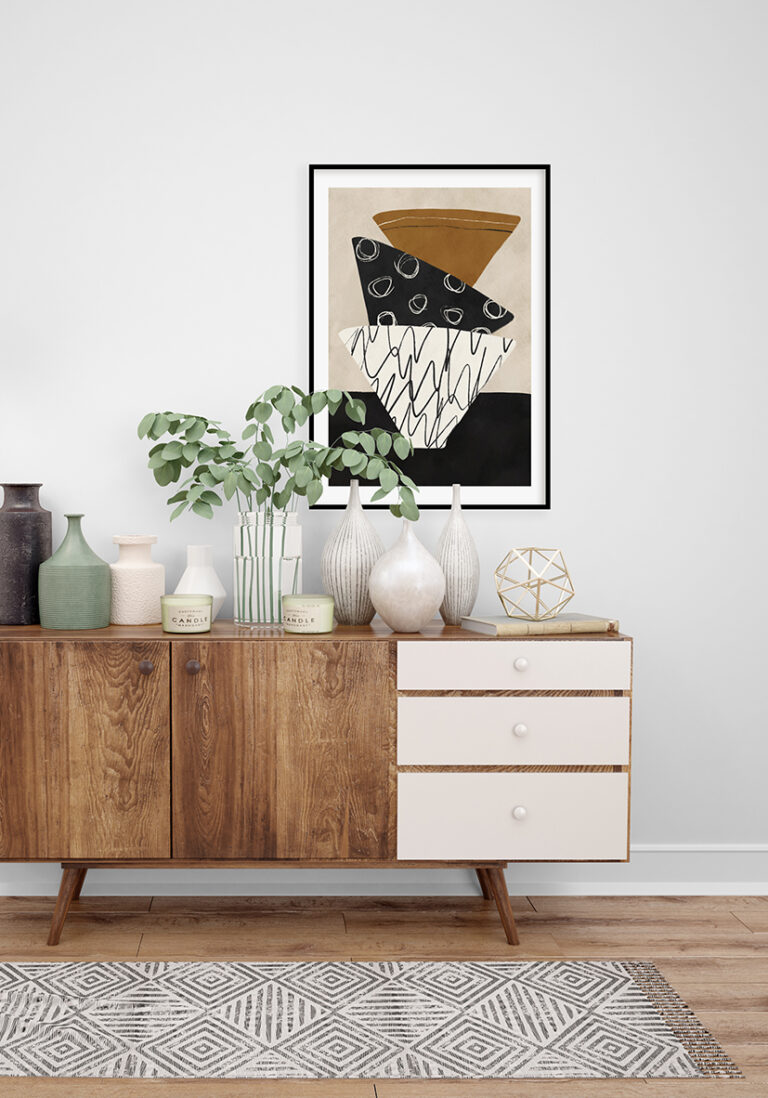 Moderne, abstrakte geometrische Kunst