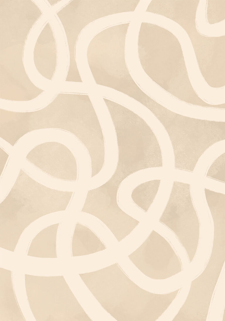 Künstlerisches Wirbelmuster in Beige