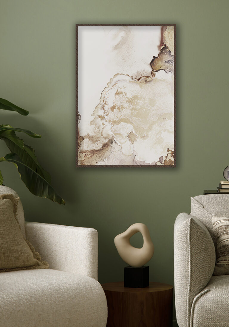 Abstrakte Struktur in elegantem Gold