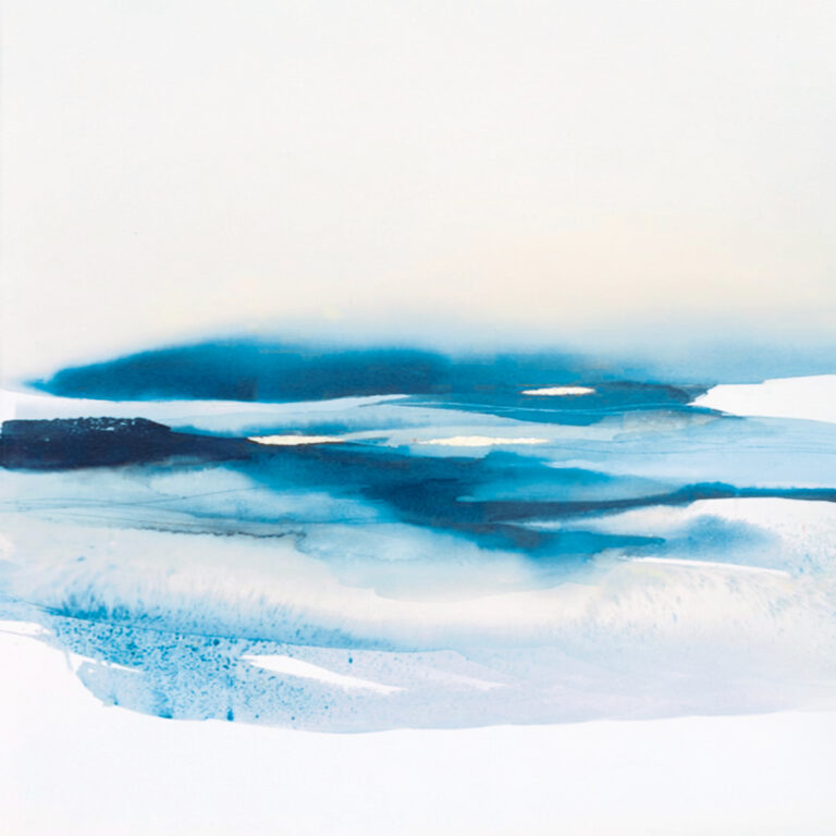 Abstraktes Aquarell mit Farbverläufen