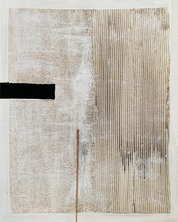 Abstraktes Werk mit minimalistischer Ästhetik