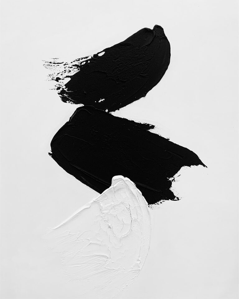 Minimalistisches Design in Schwarz-Weiß