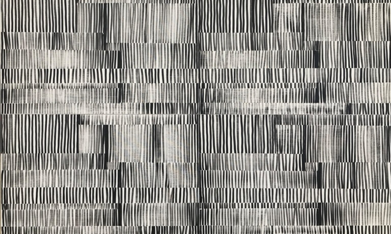 Abstraktes Design mit Linienmuster in Monochrom