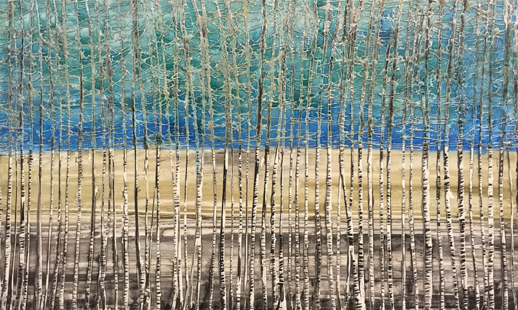 OBRA BOSQUE TURQUESA