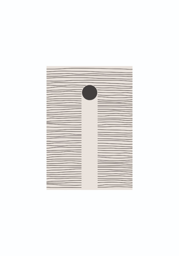 Minimalistisches abstraktes Liniendesign
