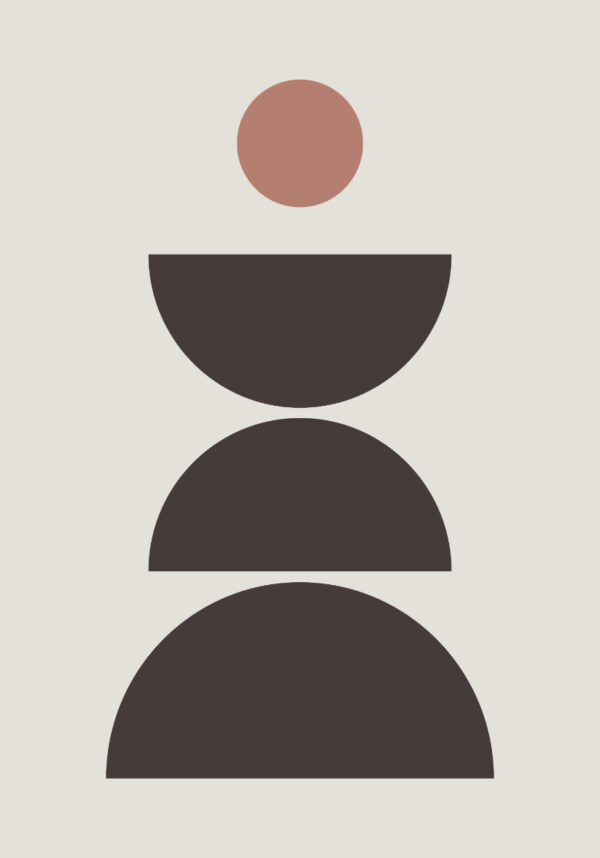 Modernes abstraktes geometrisches Motiv