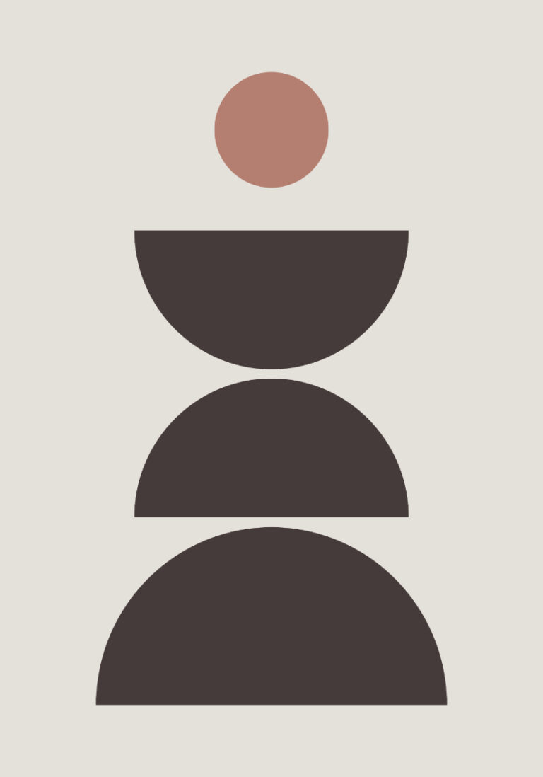 Modernes abstraktes geometrisches Motiv
