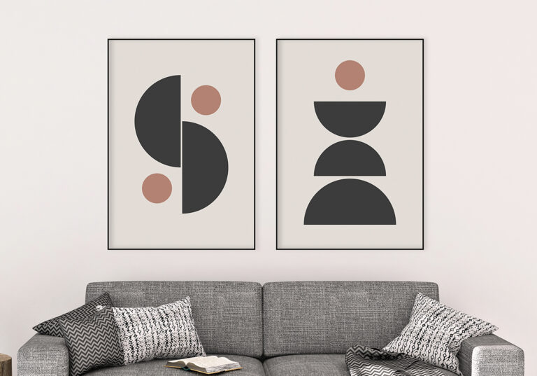 Modernes abstraktes geometrisches Motiv