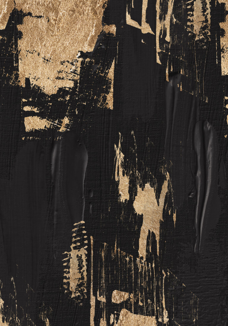 Abstrakte Textur in Schwarz und Gold