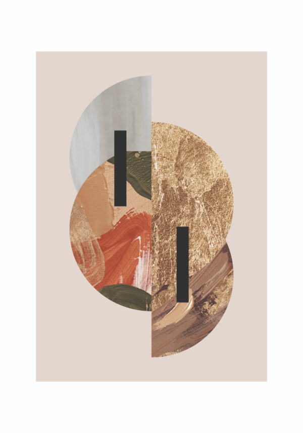 Abstraktes Werk moderner geometrischer Kunst