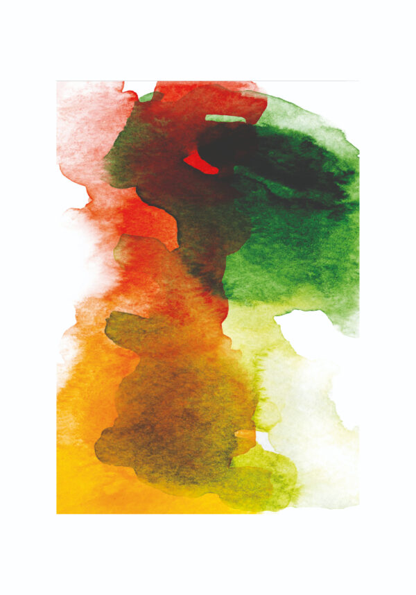 Leuchtendes abstraktes Aquarell