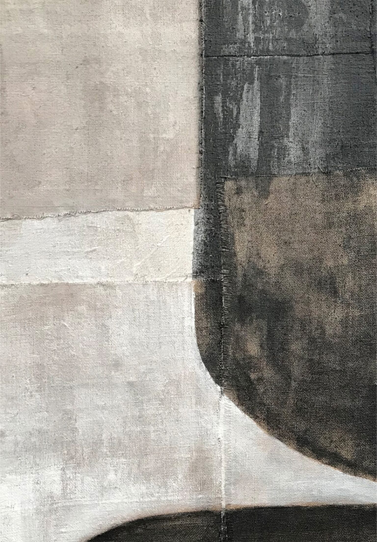 Monochrome Kunst mit abstrakter Textur