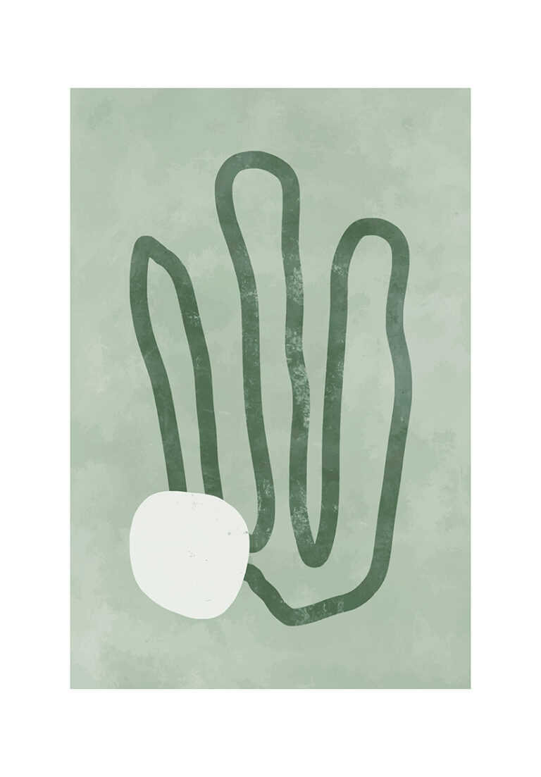 Minimalistische Linienzeichnung