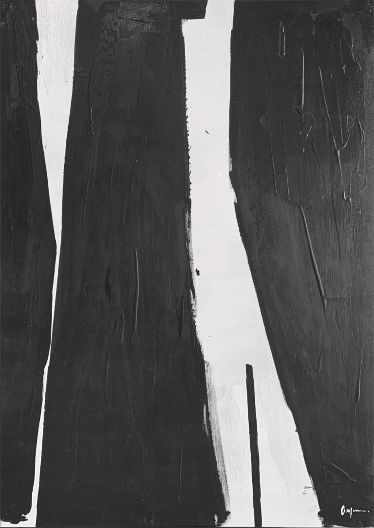 Monochrome Komposition mit Texturen