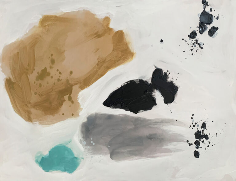 Künstlerisches Werk in neutralen Farben