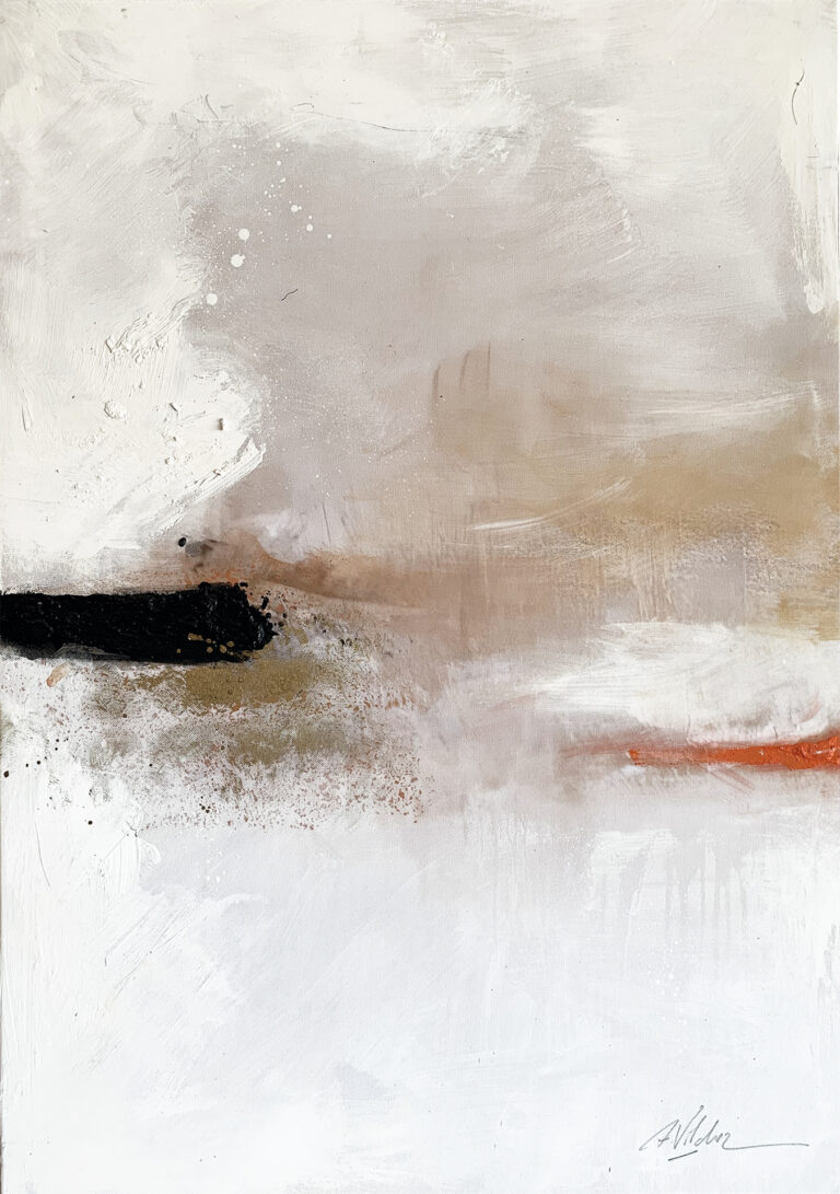 Elegantes Gemälde in neutralen Tönen