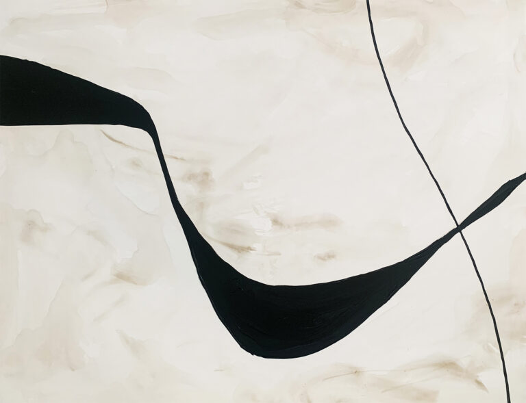 Minimalistisches Design aus schwarzen Linien